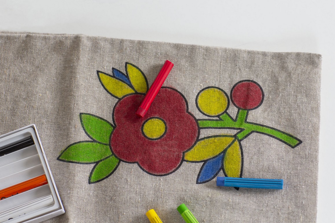 zestaw kreatywny „malowanka – torba na zakupy jak malowana” - obrazek 4