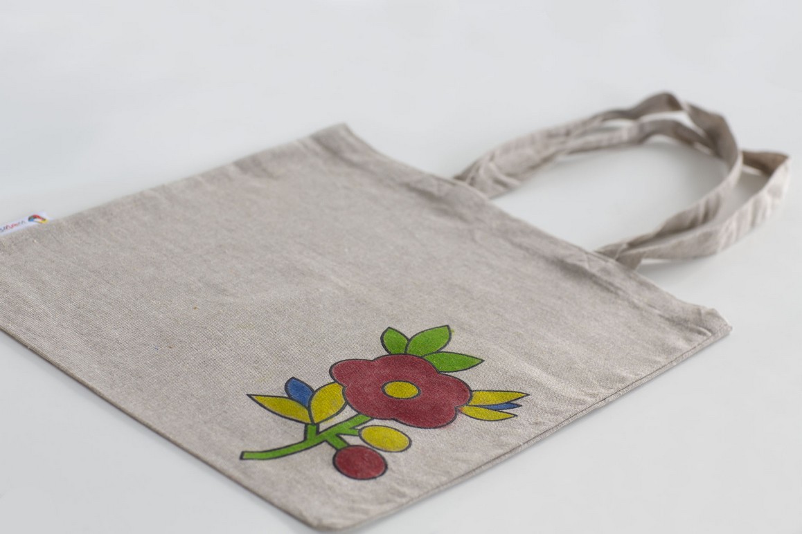 zestaw kreatywny „malowanka – torba na zakupy jak malowana” - obrazek 5